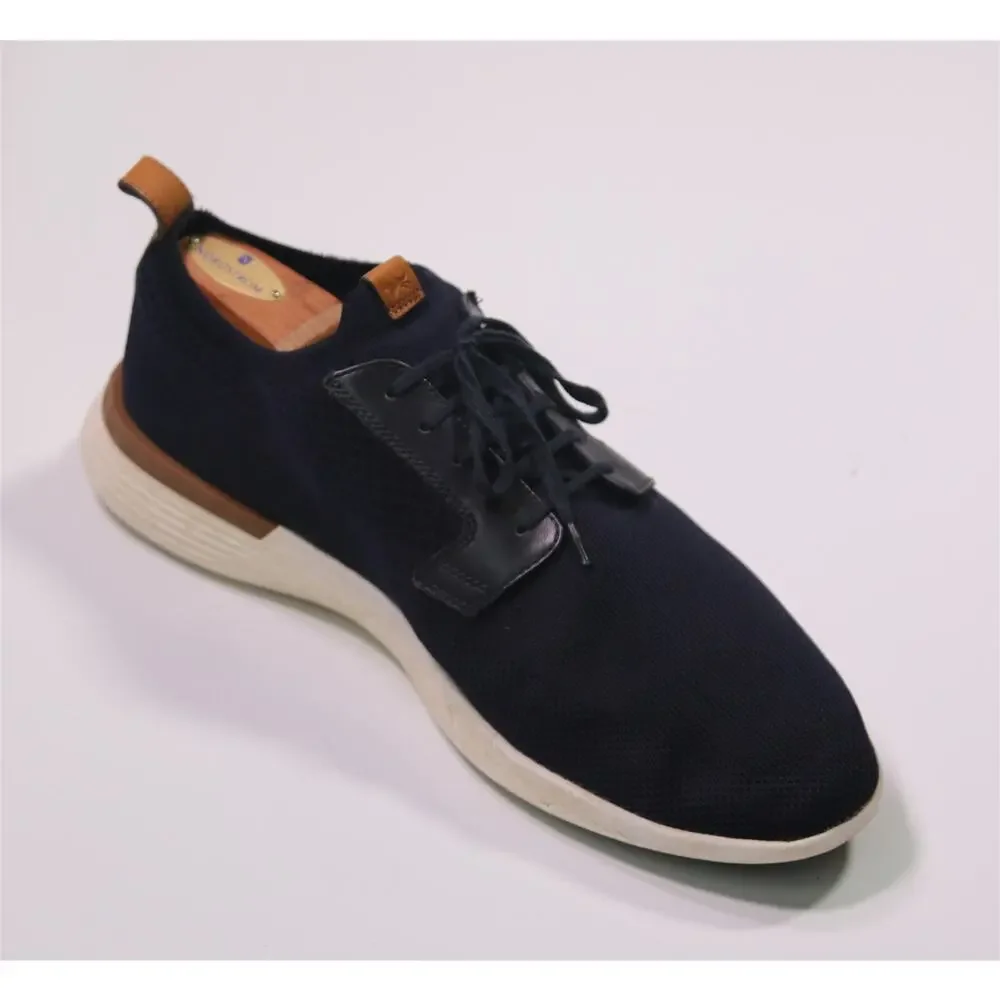 Wolf & Sheppard Swift Knit Navy Blue Derby Casual Dress Shoes Men's 13